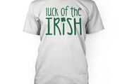 Luck of the Irish, funny irish drinking t-shirt for night out stag night birthday gift st patricks day top tee