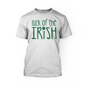 Luck of the Irish, funny irish drinking t-shirt for night out stag night birthday gift st patricks day top tee