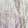 Next Broderie Anglaise Dress 100% Linen Age 11-12 Image 2
