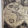Large decorative canvas wall art print featuring a 1630 historic world map Image 2