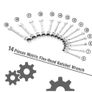 14PCS Keys Set Multitool Wrench Ratchet Spanners Universal Wrench for Car Repair Image 3