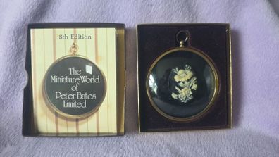 Peter Bates Miniature World Flowers in Cameo - Boxed