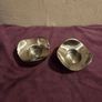 Vintage Georg Jensen Denmark Pair of Stainless Steel "Bloom" Tealight holders Image 9