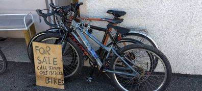 variety of bikes for sale mountain road electric