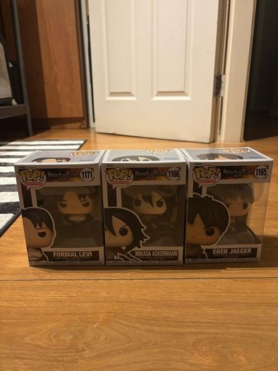 attack on titan funkos