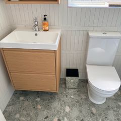 Large Green Terrazzo Tiles x 3 (80 x 80 cm)