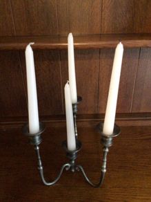 Gothic Style Candle holder Christmas dinner table