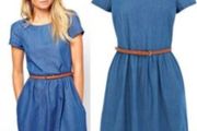 Oasis Harriet Denim Dress S 16