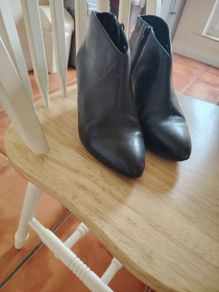 Marks & Spencer Black Leather Footglove Shoes