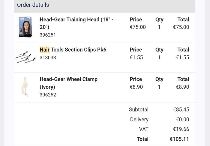 Hairdresser Training Head