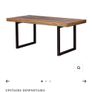 Solid wood dinning table only Image 2