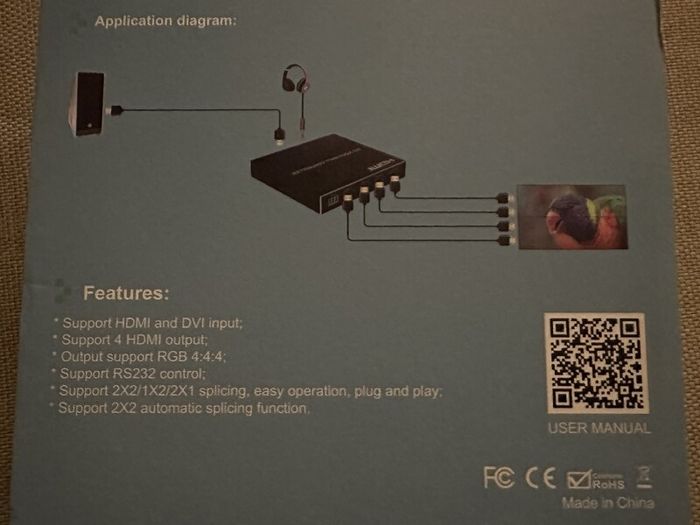 2x2 Video Wall Controller