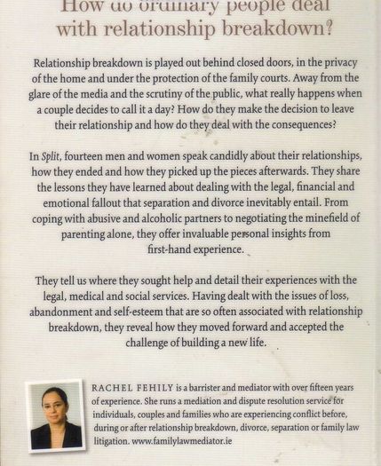 Split - True Stories Of Relationship Breakdown In Ireland