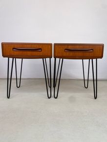 Stunning Pair of G Plan Bedside Tables