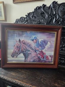 "Horse of the Year 1989 Nashwan" Framed print