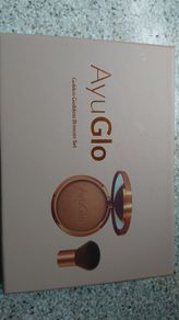 AyuGlo Golden Goddess Bronzer Set (shimmer bronzing powder)