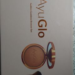 AyuGlo Golden Goddess Bronzer Set (shimmer bronzing powder)