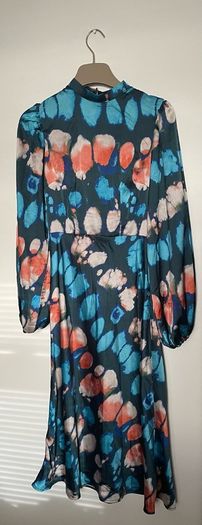 Boohoo Marble print satin dress size 8 New