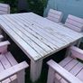 Wooden garden furniture Image 3