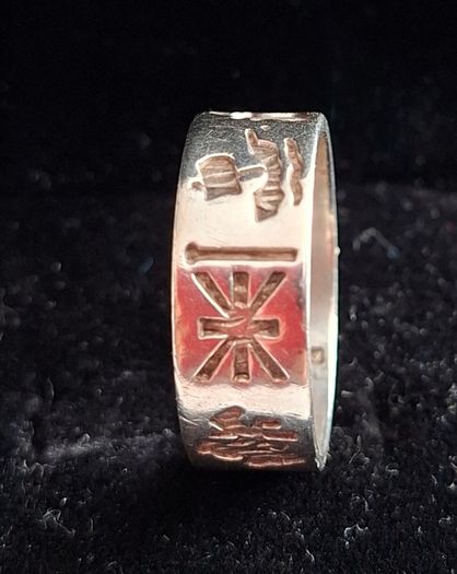 sterling silver history of Ireland ring