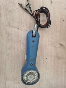 Vintage Bell System Western Electric rotary dial linesman test handset