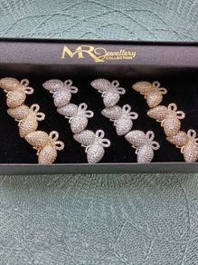 Butterfly Rhinestone rings 112211