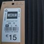 Black Dunnes zipped short sleeved top, size medium, new with tag Image 2