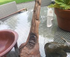 African wood carving and stone sculpture, no damage, D18
