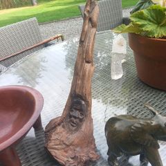 African wood carving and stone sculpture, no damage, D18