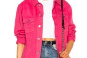 Brand new Next pink denim jacket ladies size UK18 EU46 Postage included