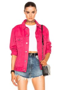 Brand new Next pink denim jacket ladies size UK18 EU46 Postage included