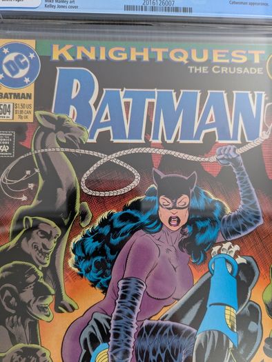 Batman Issue 503 + 504 Cgc 9.8  Graded Comic Books Catwoman Azrael Knightfall Knightquest Marvel DC