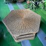 Wicker coffee table - hexagonal Image 2