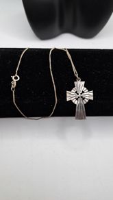 Vintage sterling silver celtic cross