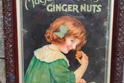 1930's MacFarlane Lang's cardboard sign