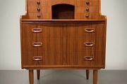 Elegant Danish Mid-Century Teak Secretary Desk, 1970s