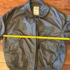 USAF Military CWU-36/P Flyers Summer Flight Jacket Sage Green
