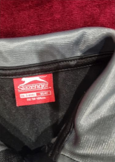 Slazenger Black Zip Tracksuit Top