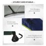 4 x 2.5M Gazebo Outdoor Marquee Tent Garden Sun Shelter Patio Spire Arc Pavilion Camp Sun Shade Image 4