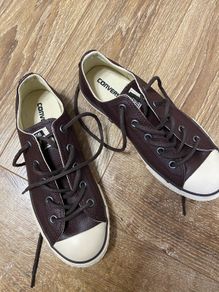 New kids leather converse