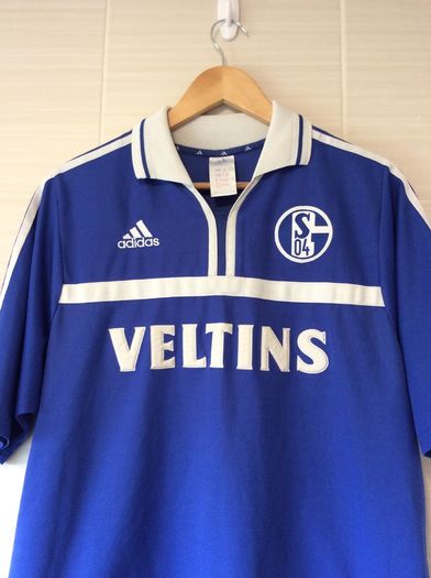 Schalke 04 Jersey.Authentic Adidas Home Jersey From Season 2000/2001. Collect In Dublin Or Receive Via Post.