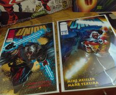 Union ! First 2 Issues ! Embossed Gold Foil Edition ! 1993 ! by Image !