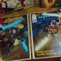 Union ! First 2 Issues ! Embossed Gold Foil Edition ! 1993 ! by Image !