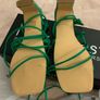 I saw it first green sandals Image 2