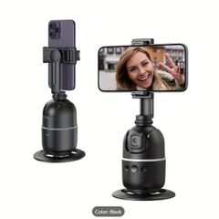 P03 Facial Tracking Tripod - 360 Rotating with Anti-Shake Mount Smartphone Holder