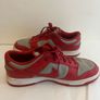 Nike Dunk Low Retro Medium Grey Varsity Red Size 8.5 Image 3