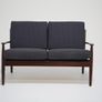 Danish Rosewood Two Seat Sofa attributed to Grete Jalk Image 3