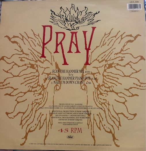 MC Hammer Pray Slam The Hammer Mix 1990