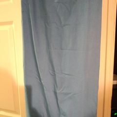 Curtains (blue)