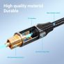 Optical Cable for Soundbar to TV 2m Digital Audio Optical Cable, Toslink Optical Cable Gold-Plated for Home Cinema, S/PDIF, PS4, Xbox, Stereo System Image 3